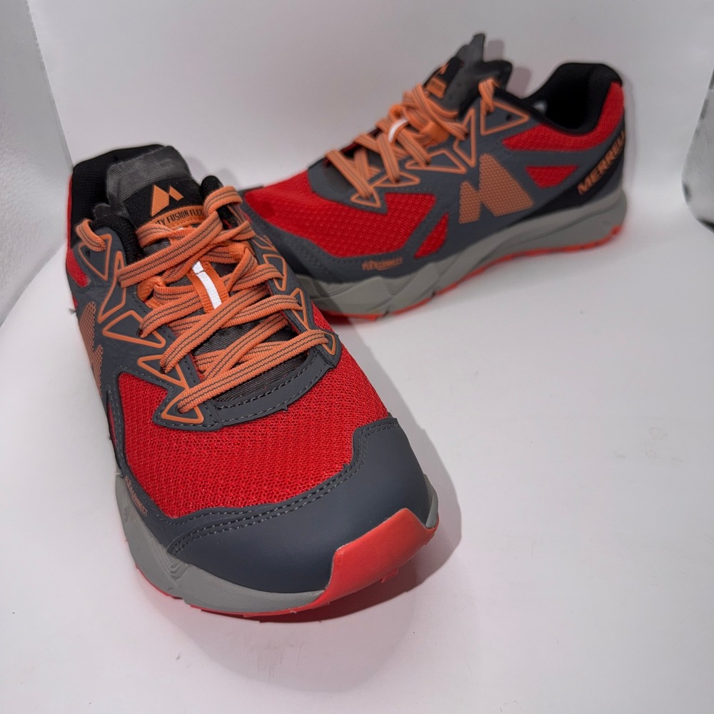 Merrell Womens 5.5 Agility Fusion Flex Trail Running Shoes Red Orange Gorpcore